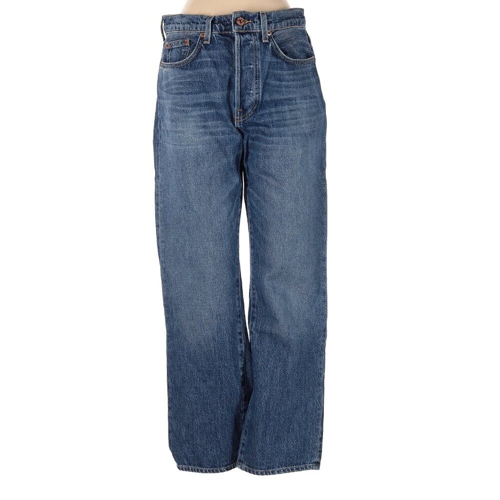 Hey Gang Loose Crop Jeans in Blue 25